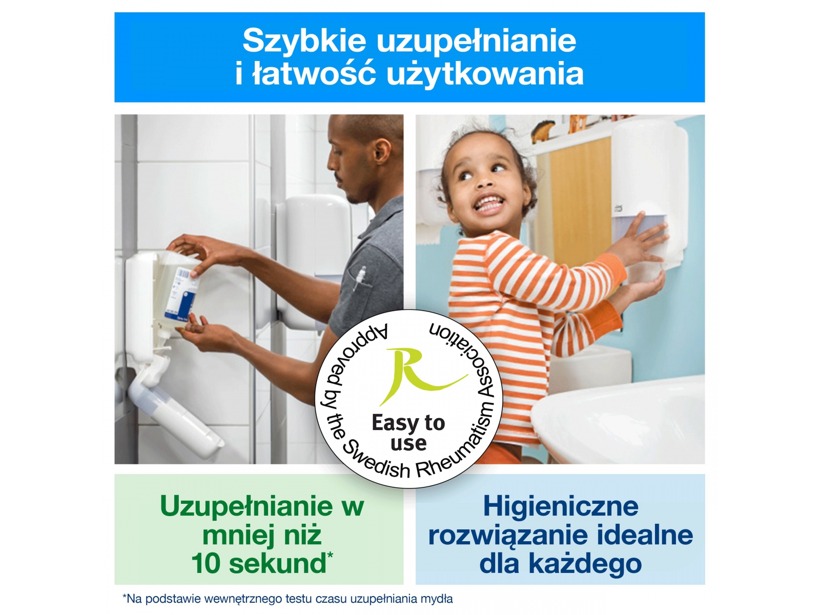 Mydło S4 TORK 424601 Żel pod prysznic Karton 6x 1l